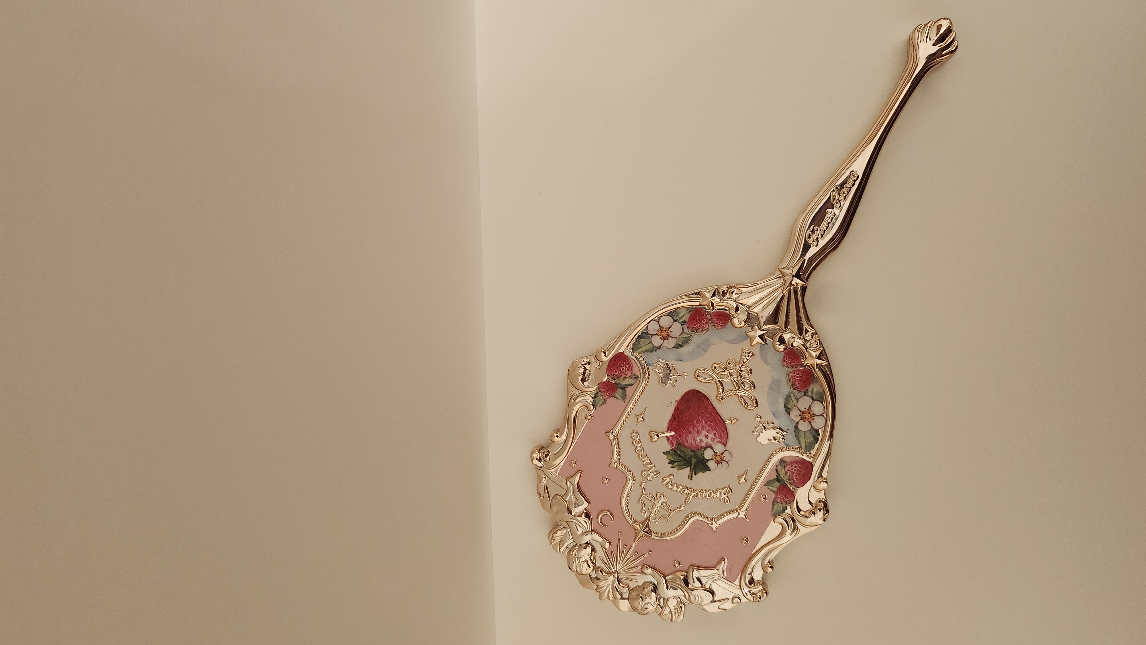 photo of embossed/engraved mirror