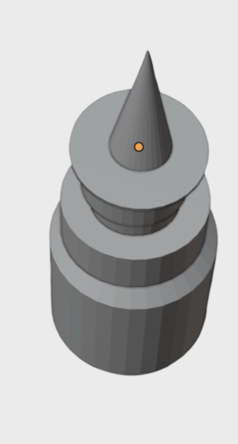 3d model of nasal spray bottle, angle 2