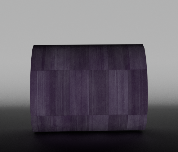 Hair roller 3d model, angle 1